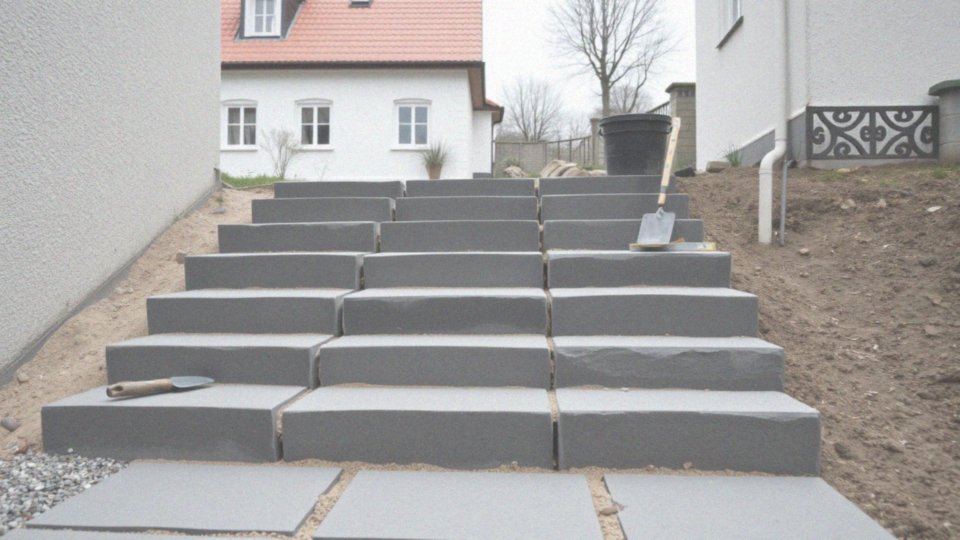 Jak zbudować schody zewnętrzne z kostek brukowych?