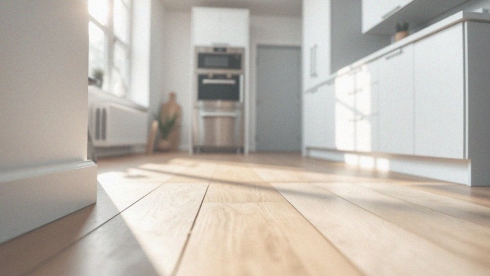 Jakie rodzaje podłóg są najlepsze do białej kuchni z drewnianym blatem?