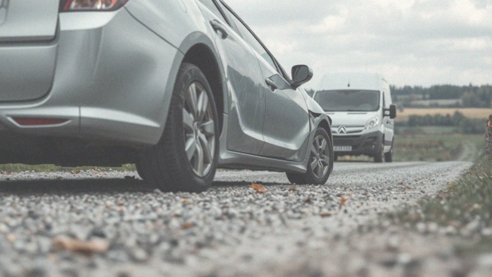 Co zrobić w przypadku uszkodzenia pojazdu na drodze wewnętrznej?