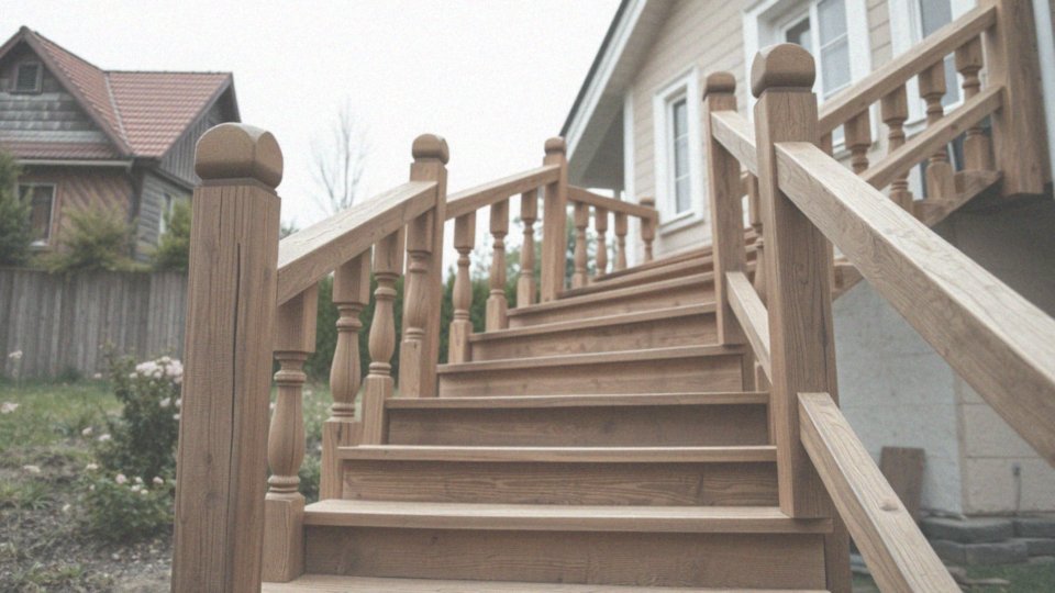 Jak dodać balustradę do schodów zewnętrznych?
