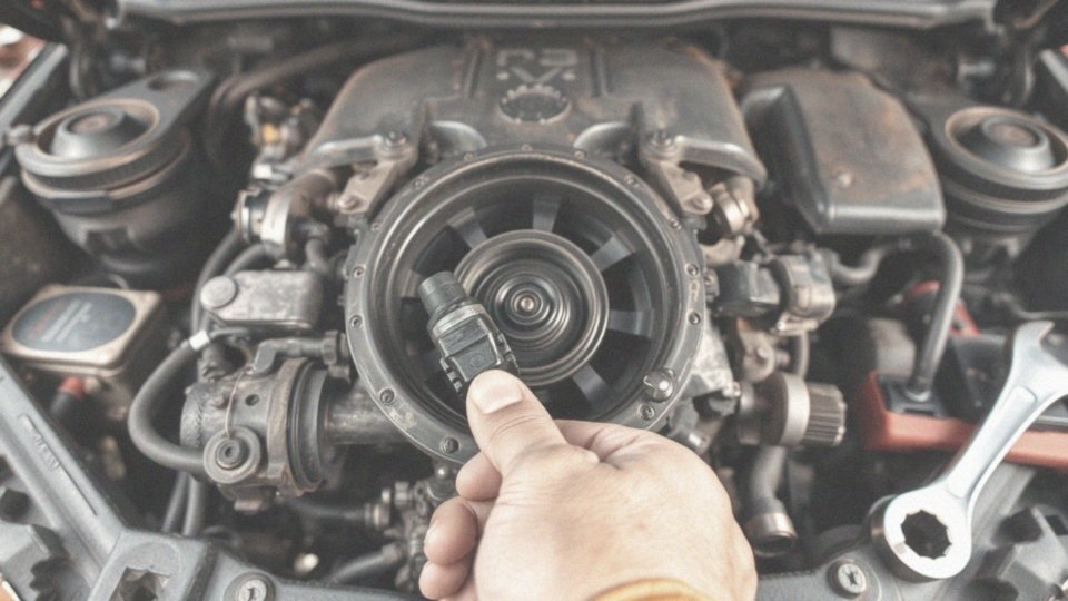 Jak wymienić czujnik położenia wału w Peugeot 407?