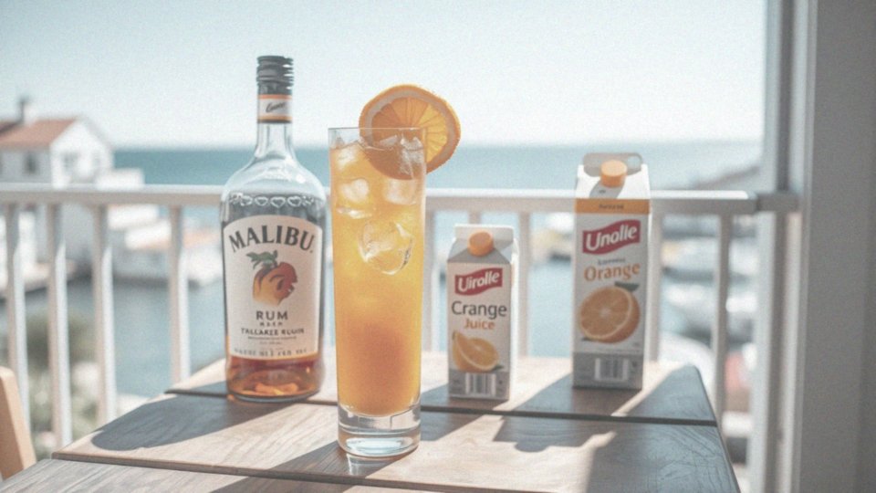 Jak przygotować Malibu z sokiem pomarańczowym?