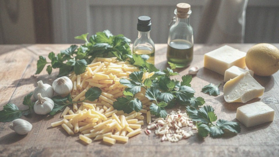 Jakie są składniki do przygotowania makaronu ze szczawiem?