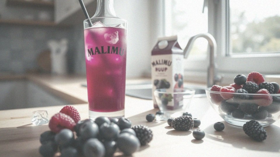 Jakie są inne ciekawe kombinacje z Malibu i sokiem jagodowym?