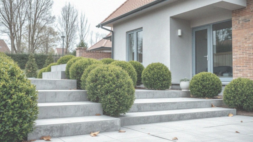 Dlaczego beton architektoniczny jest dobrym wyborem na schody zewnętrzne?