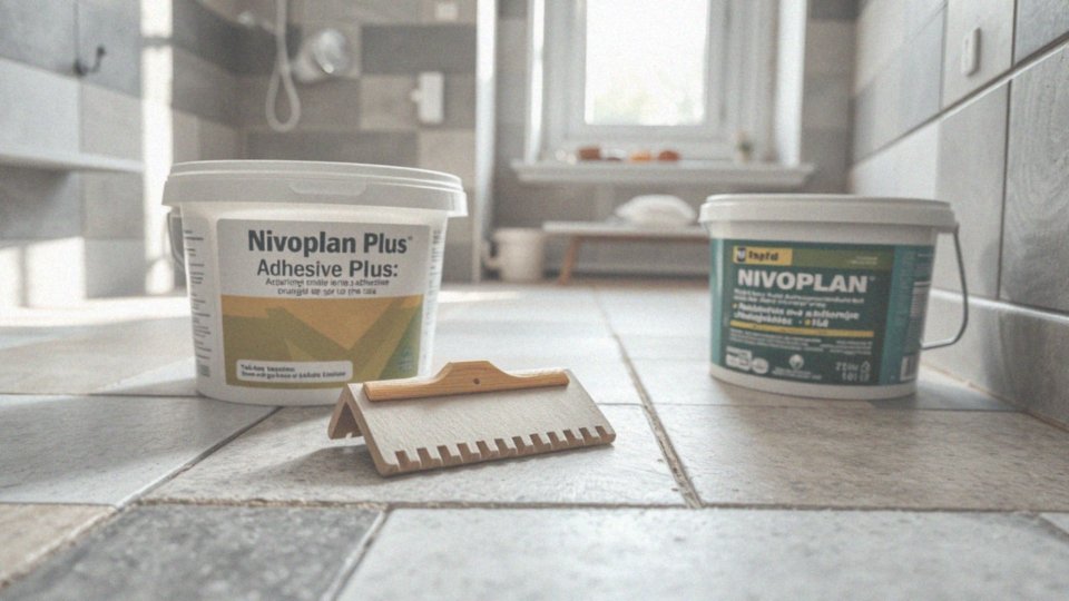 Jak Nivoplan Plus wspomaga montaż płytek i kamieni naturalnych?