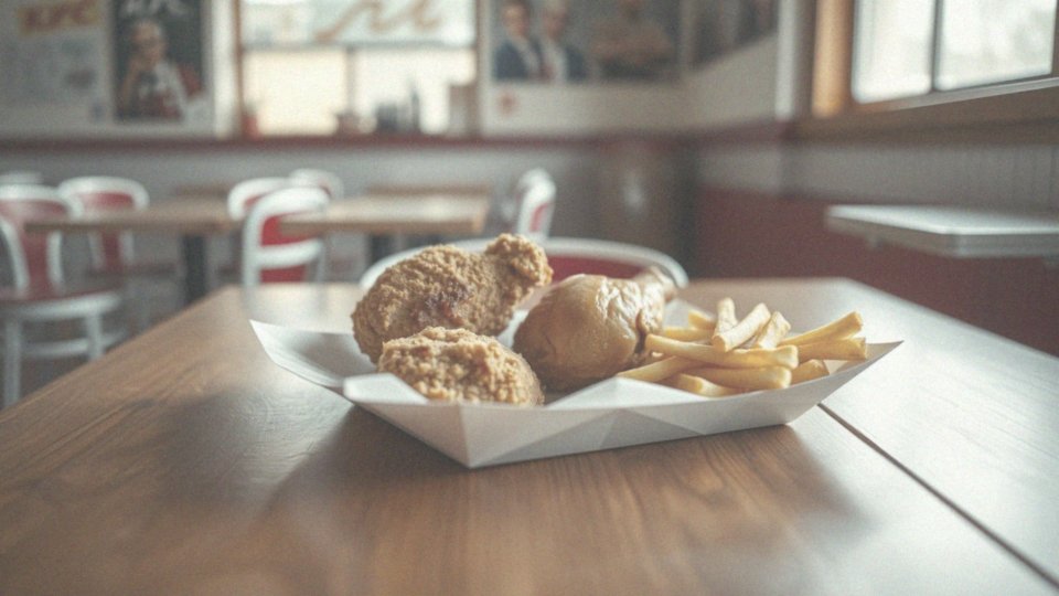 Ile kalorii jest w porcji kurczaka w KFC?