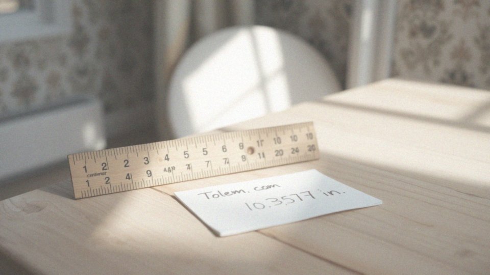 Jak przeliczyć centymetry na cale?
