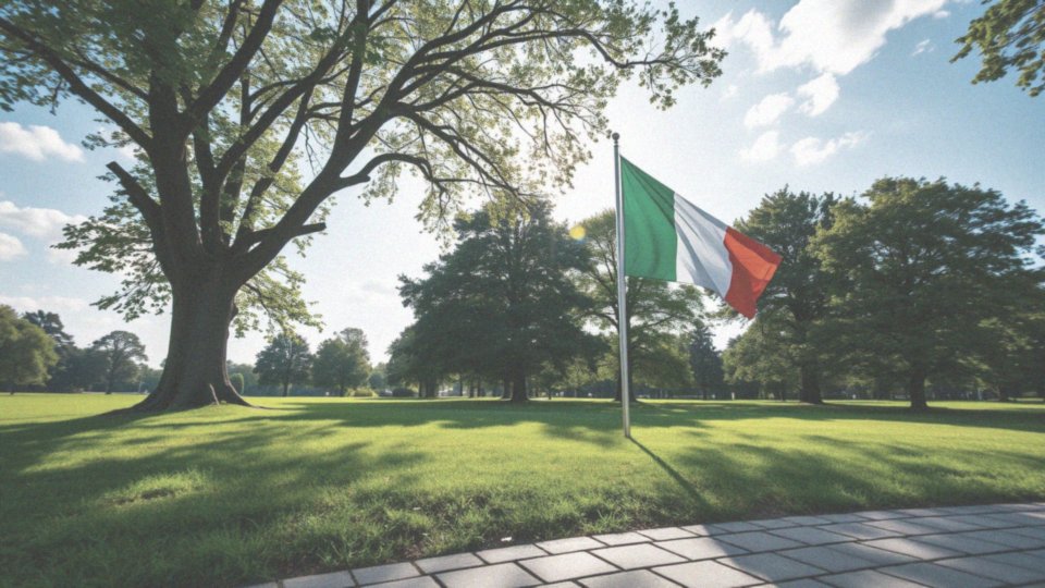 Jakie są zasady obchodzenia się z flagą Irlandii?