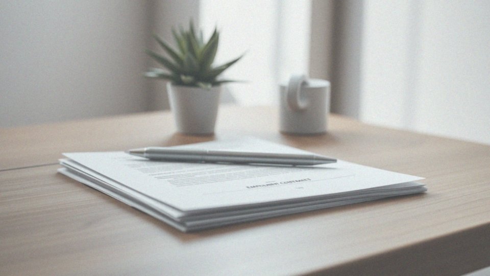 Co powinna zawierać umowa o pracę? Przewodnik po kluczowych elementach